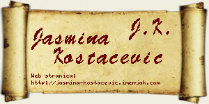 Jasmina Kostačević vizit kartica